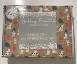 Ashley Cooper Bedding Essentials Christmas Cats Pattern Twin Size Sheet Set. Fixed Price $30.00.