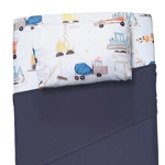 Bedtime Originals Construction Zone Transportation Twin Sheets & Pillowcase Set. Fixed Price $54.99.