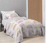 Saturday Park Doodle Rainbow Queen Set - 7 Piece 100% Organic Cotton Bedding. Fixed Price $49.99.