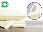 100% Organic Sheets With Elastic Corner Straps, For Adjustable. Fixed Price $54.90.