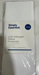 Simply Essential Anti-allergen King Pillow Protector White Zipper Closure. Fixed Price $16.09.