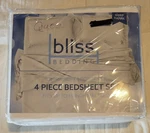 Bliss Bedding 4 Piece Bedsheet Set Queen Size - New Packing. Fixed Price $29.99.
