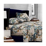 Tribeca Living Casablanca Floral Printed Deep Pocket Sheet Set, California King. Fixed Price $102.89.
