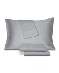 Aq Textiles 1800 Thread Count 6-P.C. Cotto Light Grey Queen Sheet Set. Fixed Price $64.99.