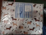 Homegrown Twin Flannel Sheet Set Dog Theme. Fixed Price $40.00.