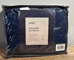 Belador Twin Size Sheet 3-PIECE Microfiber Bedding Set Navy Blue. Fixed Price $24.99.