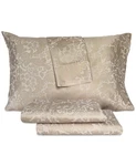 Closeout! Art Of The Weave Jacobean Floral 1000 Thread Count Cotton Sateen Ble. Fixed Price $89.99.