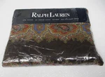 New Ralph Lauren Emerson Paisley Brown Multicolor Floral Flat Sheet - Full. Fixed Price $99.99.