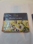 New Vintage Ralph Lauren Brooke Yellow Floral Flat Full Sheet 100% Cotton. Fixed Price $69.99.