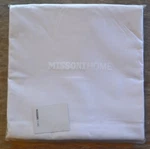 Missoni Essere White Full Fitted Sheet, Color T20. Fixed Price $179.00.
