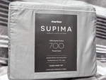 Martex Queen Sheet Set Limestone Solid 100% Supima Cotton 700TC Fits 18" Deep. Fixed Price $50.00.