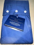 Ralph Lauren 464 Organic Cotton Harbor Blue 2P Standard Pillowcases Set Nip $125. Fixed Price $55.52.