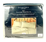 New Sonoma Lifestyle 100% Cotton Heavy Weight Flannel Twin Size Sheet Set Sage. Fixed Price $21.95.