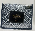 Pendleton Twin Flannel Sheet Set 100% Cotton Rancho Arroyo Blue 3-PIECE New Nwt. Fixed Price $55.99.