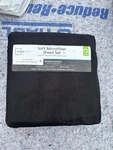 Mainstays Microfiber Sheet Set Queen Black Solid Wrinkle Resistant. Fixed Price $7.00.