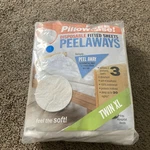 Peelaways 3 Disposable Layers Fitted Twin Xl Wetproof Sheets W/ Pillowcase. Fixed Price $9.99.