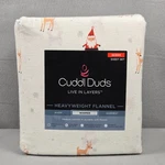Cuddl Duds 4 Pc Flannel Sheet Set Queen Christmas Print New. Fixed Price $50.00.