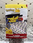 Pokemon 4 Piece Full Sheet Set Microfiber Double-sided Pillowcase New In Pack. Fixed Price $24.99.