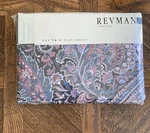 Vintage New Revman Twin Flat Sheet Aladdin Paisley Multi Colored Percale Usa. Fixed Price $26.99.