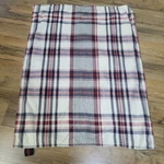 Tommy Hilfiger Plaid Pillow Sham Standard 100% Cotton Red Navy White Bedding. Fixed Price $13.74.