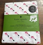 Kate Spade Xl Twin Sheet Set 3 Piece Cotton Designer Lipstick Kiss Pink Red New. Fixed Price $29.99.