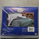 Springs Cotton Elegance 200 Vintage Queen Fitted Hunter White Sheet Deep Pocket. Fixed Price $25.00.