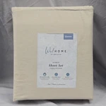 Blend Sateen Weave Queen Oyster Gray 70%COTTON 30%POLYESTER 4PC Sheet Set. Fixed Price $19.99.