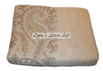 Ralph Lauren Romantic Traveler Cream Stripe Paisley Queen Flat Sheet New Rare. Fixed Price $167.99.