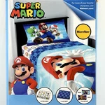 Nintendo's Super 3 Piece Twin Sheet Set - "power Mario" Unopened New. Fixed Price $24.95.