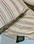 Vtg. Ralph Lauren Duvet Cover+king Fitted Sheet Desert Plains Stripe Sage. Fixed Price $95.00.