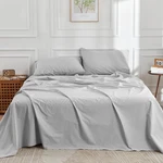 Doz 100% Long Staple Cotton Sheet Set, Crisp Percale Weave, Breathable. Fixed Price $86.21.