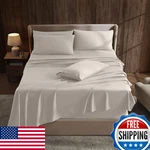 Hearth & Harbor Extra Deep Pocket Sheet Sets Luxury Soft 6 Piece Cal King Linen. Fixed Price $42.01.