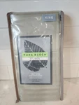 New Set 2 Pure Beech Modal Sateen 400 Thread King Pillowcases Sage. Fixed Price $15.00.