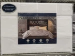 Aq Textiles Platinum 1800 Thread Count Cotton & Polyester Queen Sheet Set White. Fixed Price $74.99.