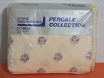 Vintage Royale Percale Collection 4 Pc Queen Sheet Set New (read). Fixed Price $24.99.
