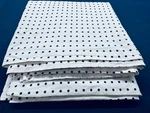 Ralph Lauren Full/queen Flat Sheet Black Polka Dots On White Color Green Tag. Fixed Price $47.00.