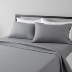 Amazon Basics Lightweight Super Soft Comfortable Breathable Queen, Dark Gray. Fixed Price $25.99.