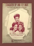 Straighten Up Fly Right Vtg Sheet Music 1944 Nat King Cole Andrews Sisters. Fixed Price $9.85.