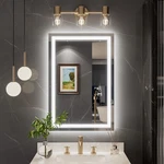 Tokeshimi 24X36 Led Bathroom Mirror Lightsbacklit Front LIT3-COLOR. Fixed Price $156.88.