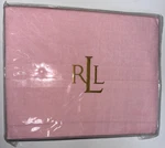 Ralph Lauren Pink Boathouse Oxford Full Size Flat Sheet Nip. Fixed Price $119.99.