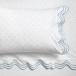 Pottery Barn Teen - Mini Dottie Scallop Sheet Set Popular. Fixed Price $58.55.