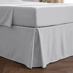 Mellanni Bed Skirt 15-INCH Tailored Drop Pleated Frame And Box Spring Cover. Fixed Price $22.97.