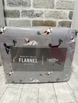 New Martha Stewart Collection Queen Sheet Set Printed Cotton Flannel Cats. Fixed Price $65.00.