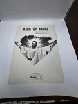 1960S Vintage Sheet Music Of Kings By Charles Hudspeth Vgc Rare. Fixed Price $15.85.