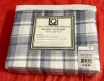Living Quarters Cold Weather Performance Twin Sheet Set Microfiber Blue Plaid. Fixed Price $20.00.