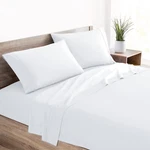 Mellanni 100% Cotton 400 Thread Count Bed Sheet Set, Deep Pockets. 4-PIECE. Fixed Price $64.97.