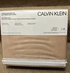 Nwt Calvin Klein 4 Piece Queen Sheet Set 100% Combed Cotton 320 Sateen Nude. Fixed Price $58.00.