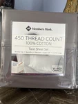 Members Mark 450 Thred Twin Sheet Set ( Ash). Fixed Price $45.00.