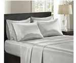 Madison Park Essentials Polyester Satin 6 Piece Sheet Set - New/ Open Package. Fixed Price $30.00.