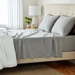 Amazon Basics 4 Piece Bed Sheet Set, 100% Cotton Jersey, Includes Super Soft,.... Fixed Price $63.09.